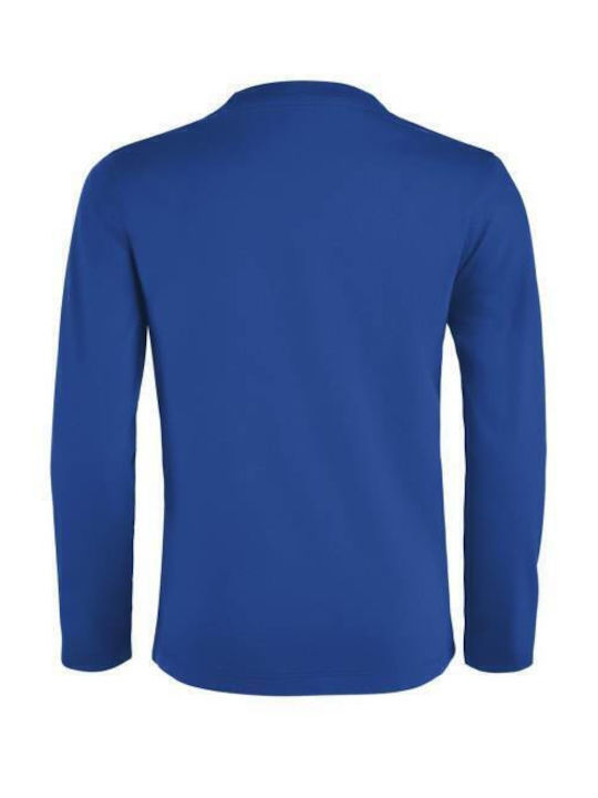 Kids' Shirt Long Sleeve Blue Super Mario Star