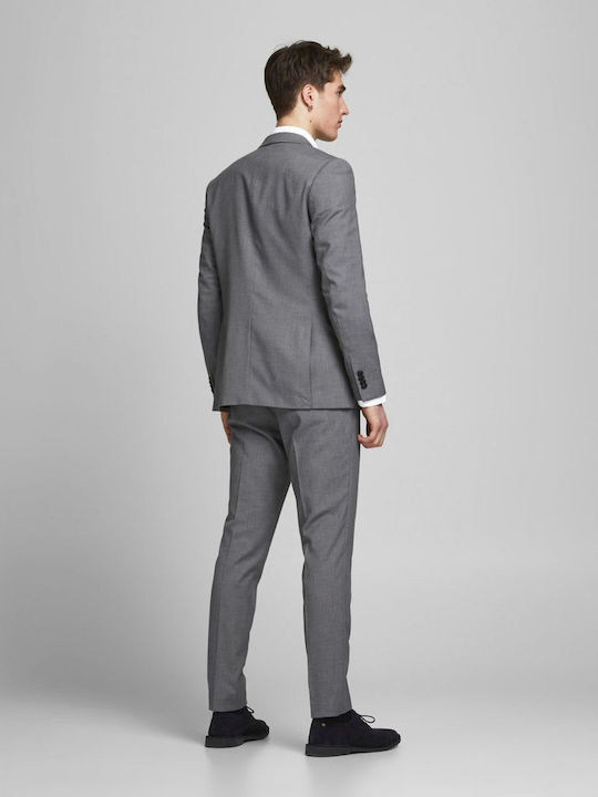 Jack & Jones Men's Suit Slim Fit Gray