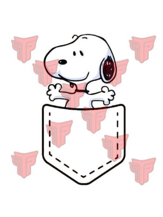 Takeposition Bluză pentru copii Cu mâneci lungi Roșie Pocket Snoopy