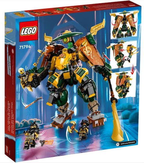 LEGO Ninjago Lloyd И Arin's Ninja Team Mechs За Възраст 9+