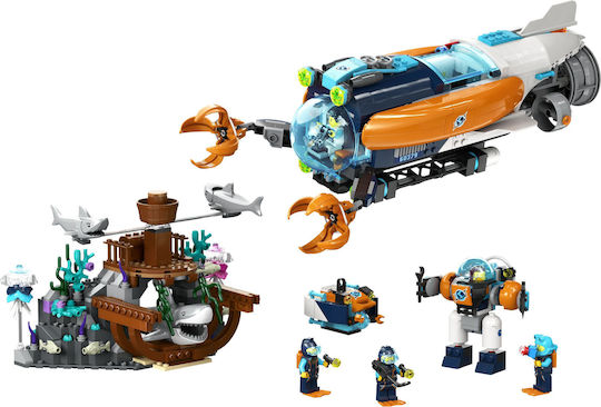 LEGO Lego City Tiefsee-Explorer U-Boot für 7+ Jahre