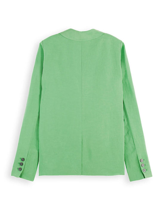 Scotch & Soda Women's Blazer Green