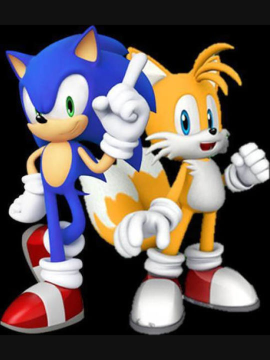 Kinderhemd Langarm Schwarz Sonic Mania