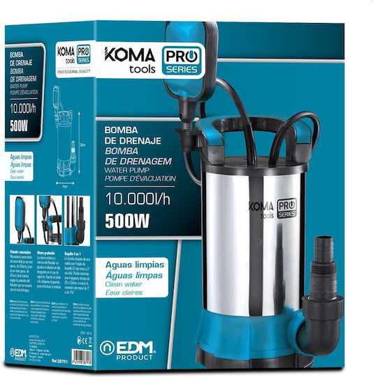 EDM Grupo Koma Tools Single-Phase Well Pump 500W