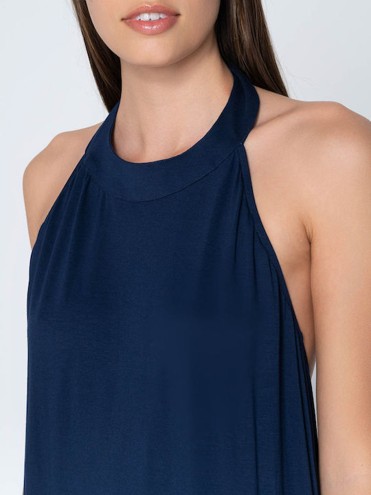 Luna Women's Mini Dress Beachwear Blue