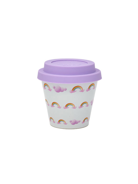 QuyCup Чаша Пластмаса Бяла 90мл