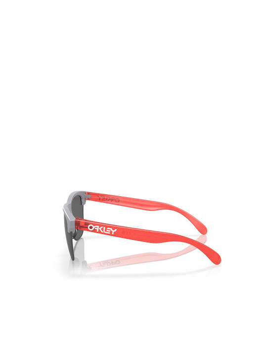 Oakley Frogskins Lite Bărbați Ochelari de soare cu Gri Din plastic Rame și Gri Lentilă OO9374-52