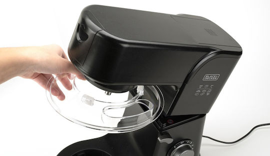 Black & Decker Stand Mixer 1000W with Stainless Mixing Bowl 5.2lt