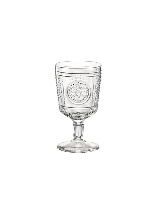 Bormioli Rocco Romantic Set of Glasses for White and Red Wine made of Glass Stemmed 320ml 6pcs