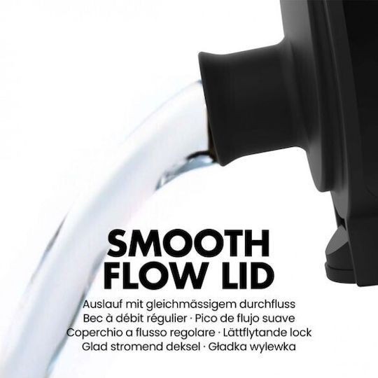 Ion8 Quench Παιδικό Παγούρι Πλαστικό Non Spill Γκρι 1000ml