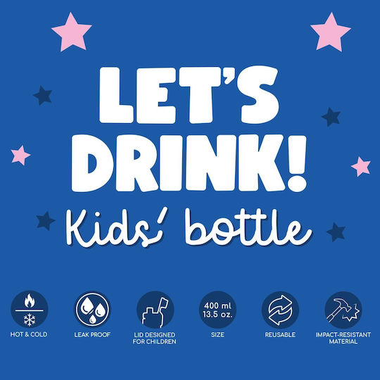 Legami Milano Space Explorer Kinderflasche Kunststoff Blau 400ml