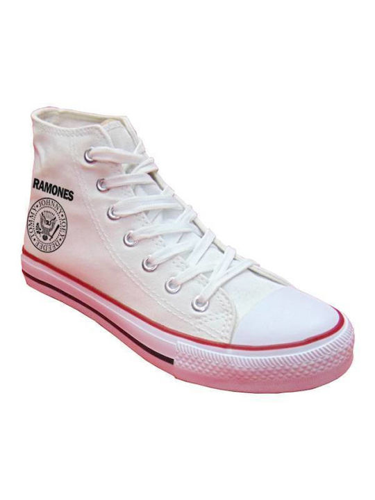 Takeposition Ramones Boots White