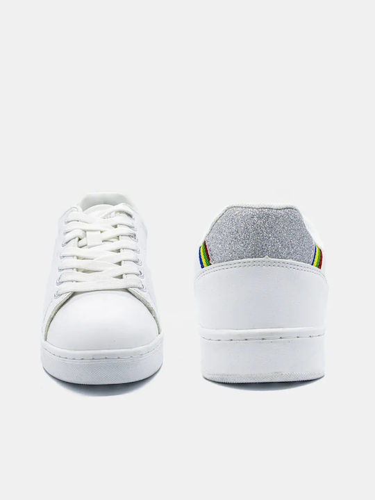 Benetton Femei Sneakers Albe