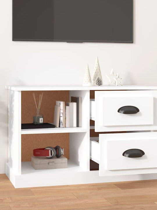 TV-Ständer Weiß M73xP35,5xH47,5cm