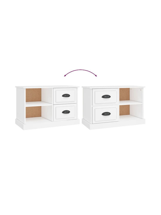 TV-Ständer Weiß M73xP35,5xH47,5cm