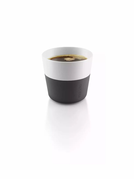 Eva Solo Σετ Φλιτζάνια Καφέ από Πορσελάνη Μαύρα 230ml 2τμχ
