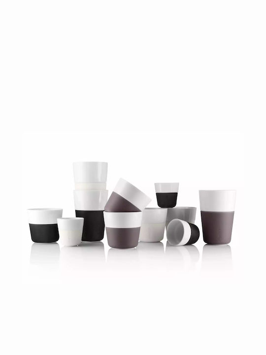 Eva Solo Σετ Φλιτζάνια Καφέ από Πορσελάνη Μαύρα 230ml 2τμχ
