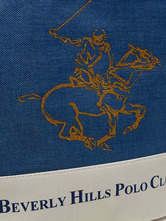 Beverly Hills Polo Club Geantă De Plajă Din Pânză Albastră