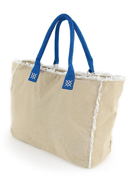 Lois Stoff Strandtasche Beige