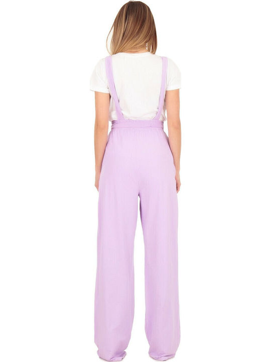 Damen Jumpsuit Lila