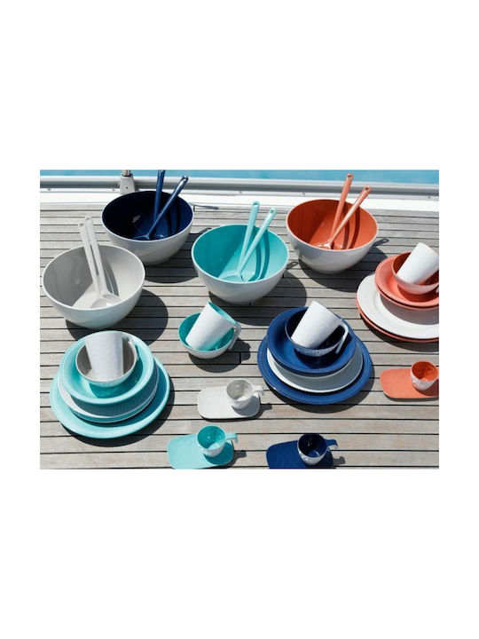 Marine Business Cereal Serving Bowl Round made of Melamine White with Diameter 13cm 6pcs