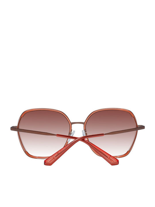 Ted Baker Women's Sunglasses with Red Frame and Red Gradient Lens TB1637 220