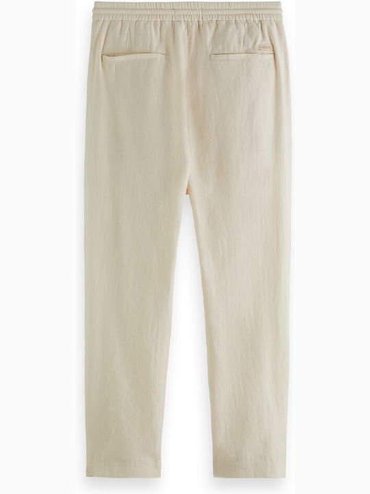 Scotch & Soda Men's Trousers Chino in Regular Fit Beige