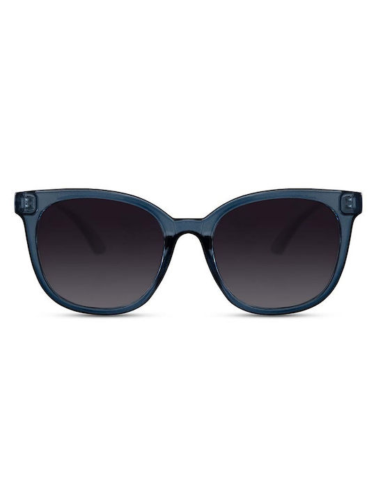 Solo-Solis Sonnenbrillen mit Blau Rahmen und Gray Verlaufsfarbe Linse NDL6433