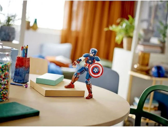 LEGO Marvel Avengers - Captain America Construction Figure for Ages 8+