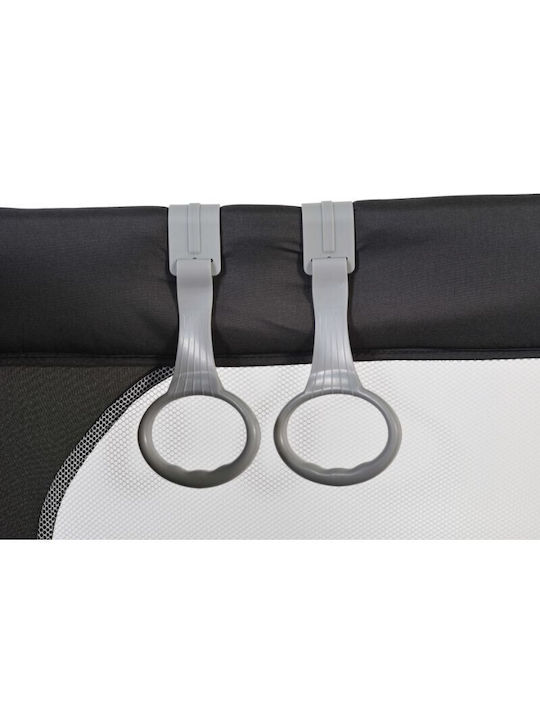 Cangaroo Skyglow Playpen 2 Levels with Mattress Black 125x62cm
