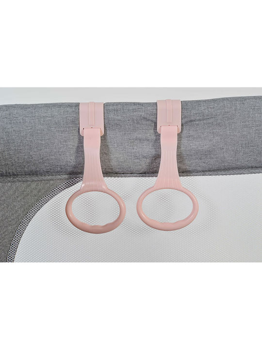 Cangaroo Skyglow Playpen 2 Levels with Mattress Pink extra matt 125x62cm