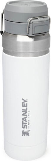Stanley Go Quick Flip Μπουκάλι Θερμός Ανοξείδωτο BPA Free 1.06lt Polar με Επιστόμιο