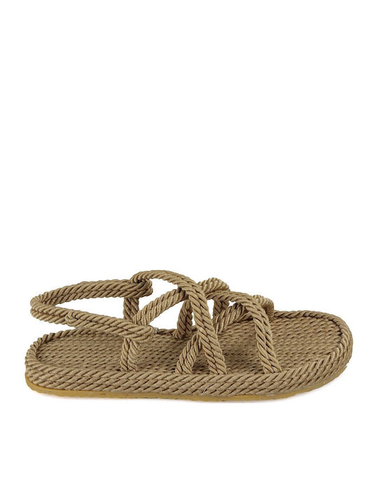 Sandale Casual Damă Tabac Maro