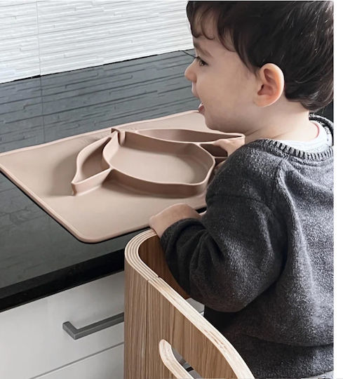 Learning Curve Lernturm aus Holz Braun Curve Lab