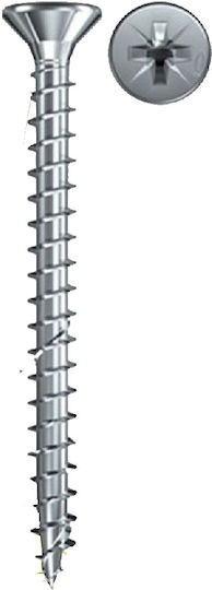 GTC MDF Screw Phillips Galvanized with Diameter M5 and Length 70mm 250pcs 5.2kg