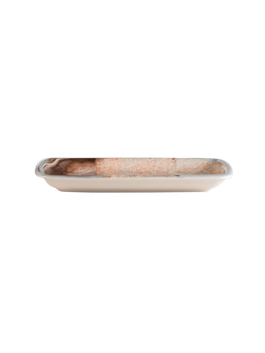 GTSA Serving Platter Rectangular made of Porcelain Pink 24x14cm GTSA Serving Platter Rectangular made of Porcelain Pink 24x14cm