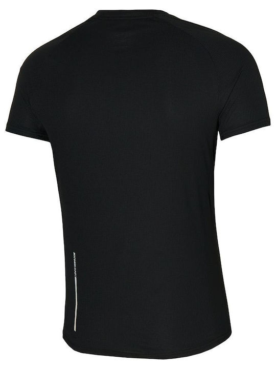 Mizuno Aero Men's Athletic T-shirt Short Sleeve Black/Multi