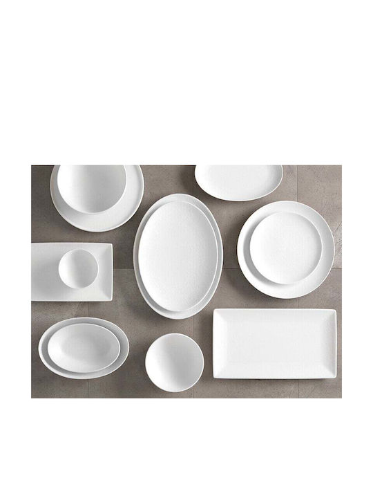 Maxwell & Williams Oval Porcelain Serving Platter Basics White 35x25cm