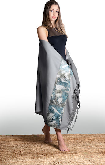 Guy Laroche Pestemal Βαμβακερή Anthracite 170x90εκ.