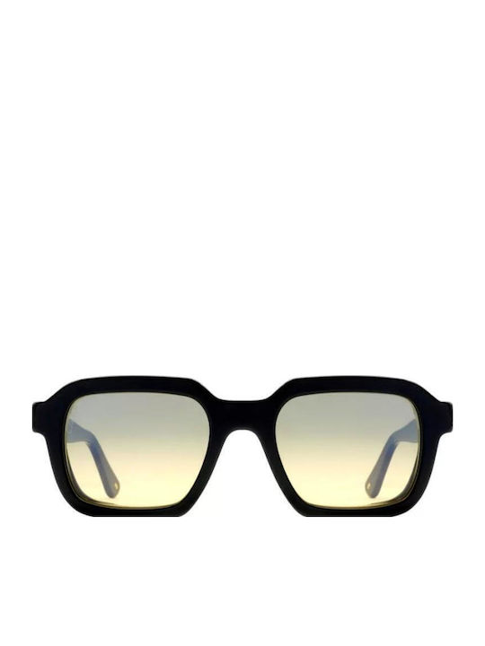 L.G.R. Raffaello Explorer Unisex Sonnenbrille mit Kunststoff Gestell Black 01 / Yellow Gradient Photochromic