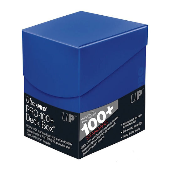 Ultra Pro Eclipse Pacific Deck Box Standard Size Card Box for 100 Cards Pacific Blue