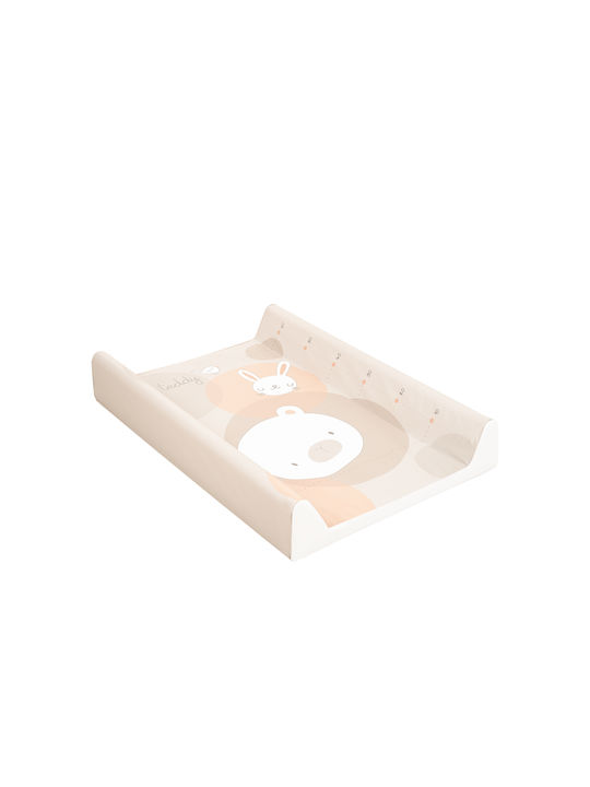 Kikka Boo Soft Changing Pad with Cover My Teddy of Plastic Beige 50x80cm