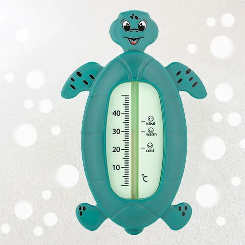 Reer Analog Bath Thermometer Turtle 0°C - 50°C Green