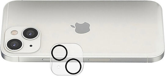 Lito S+ Camera Protection Tempered Glass Transparent / Black for the iPhone 14 / 14 Plus
