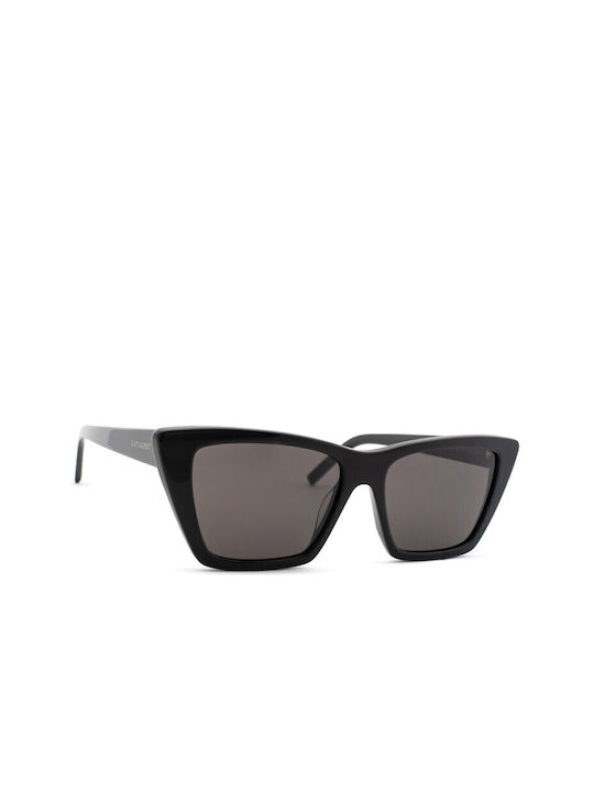 Ysl Mica Sonnenbrillen mit Schwarz Rahmen und Schwarz Linse SL 276 032