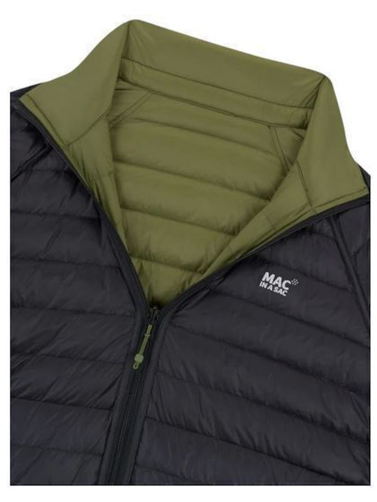 Winter Jacke Puffer Khaki Black