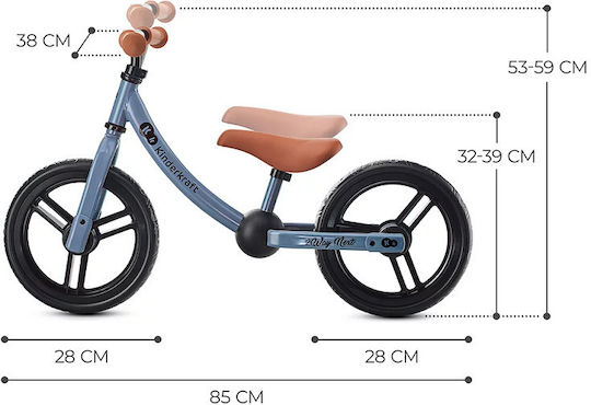 Kinderkraft Kids Balance Bike 2Way Next Pink