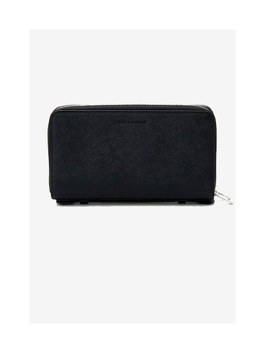 Karl Lagerfeld Men's Leather Wallet Black