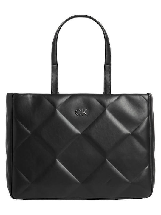 Re-lock Quilt Women's Bag Tote Handbag Black