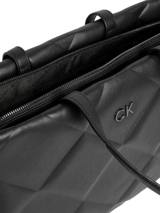 Re-lock Quilt Women's Bag Tote Handbag Black